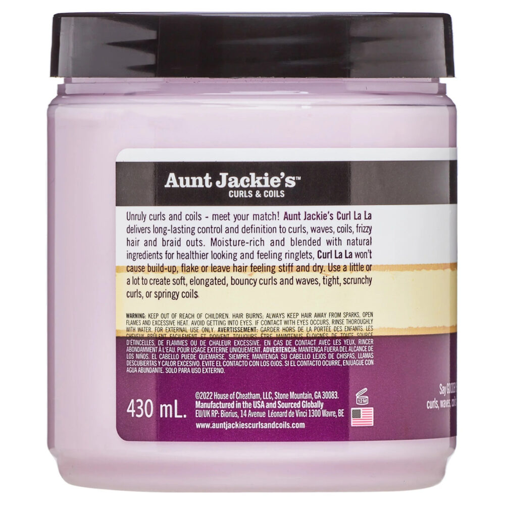 Aunt Jackie's Curl La La Defining Curl Custard 16oz - Image 3