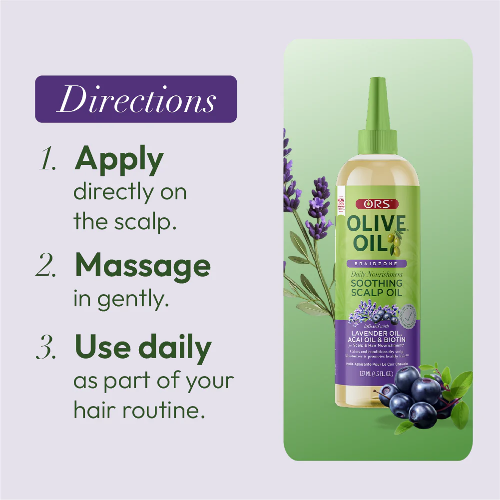ORS Olive Oil Braidzone Soothing Scalp Oil for Scalp & Nourishment - Image 7