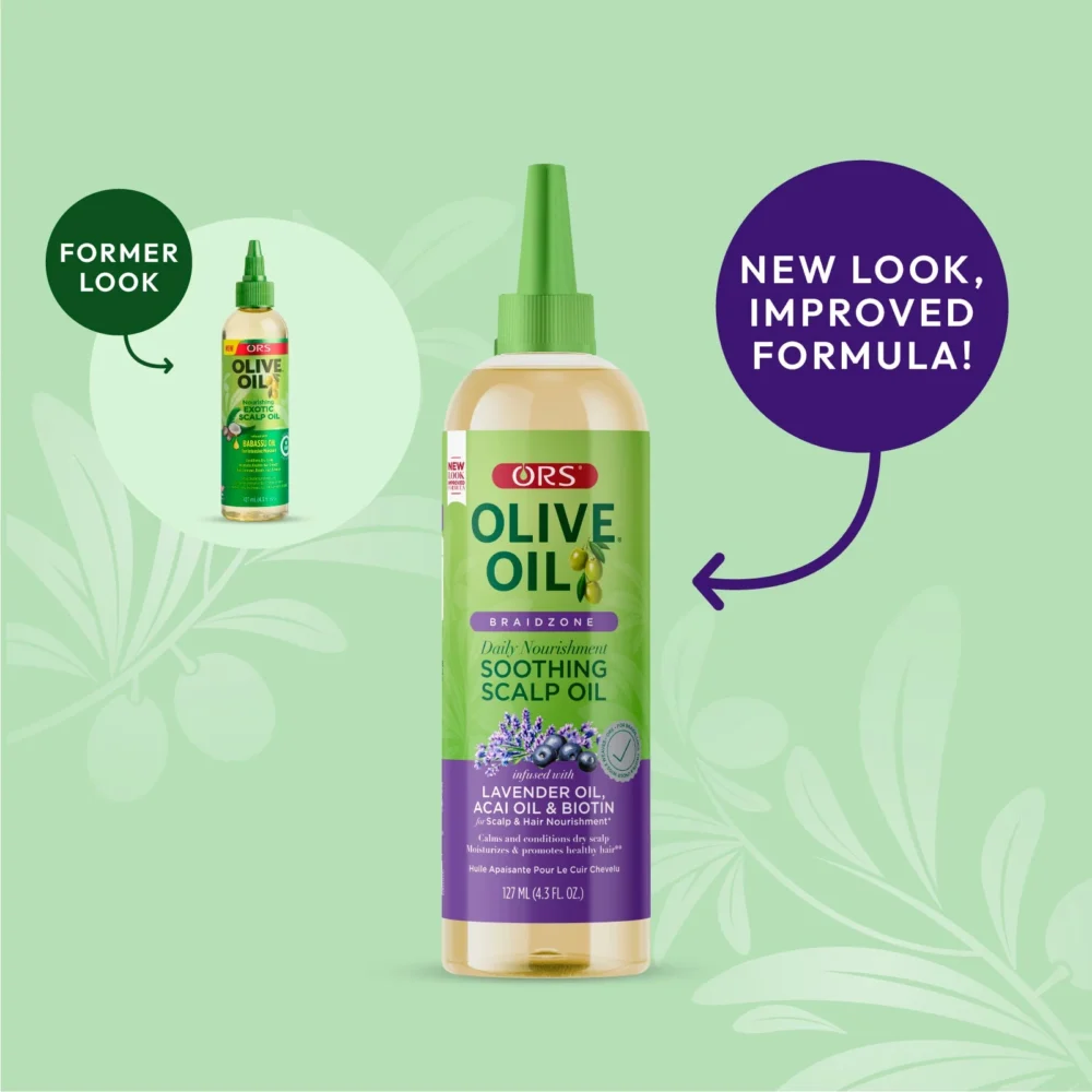 ORS Olive Oil Braidzone Soothing Scalp Oil for Scalp & Nourishment - Image 3