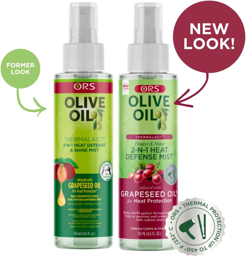 ORS Olive Oil 2-in-1 Shine Mist and Heat Defense Hair Spray - Image 4