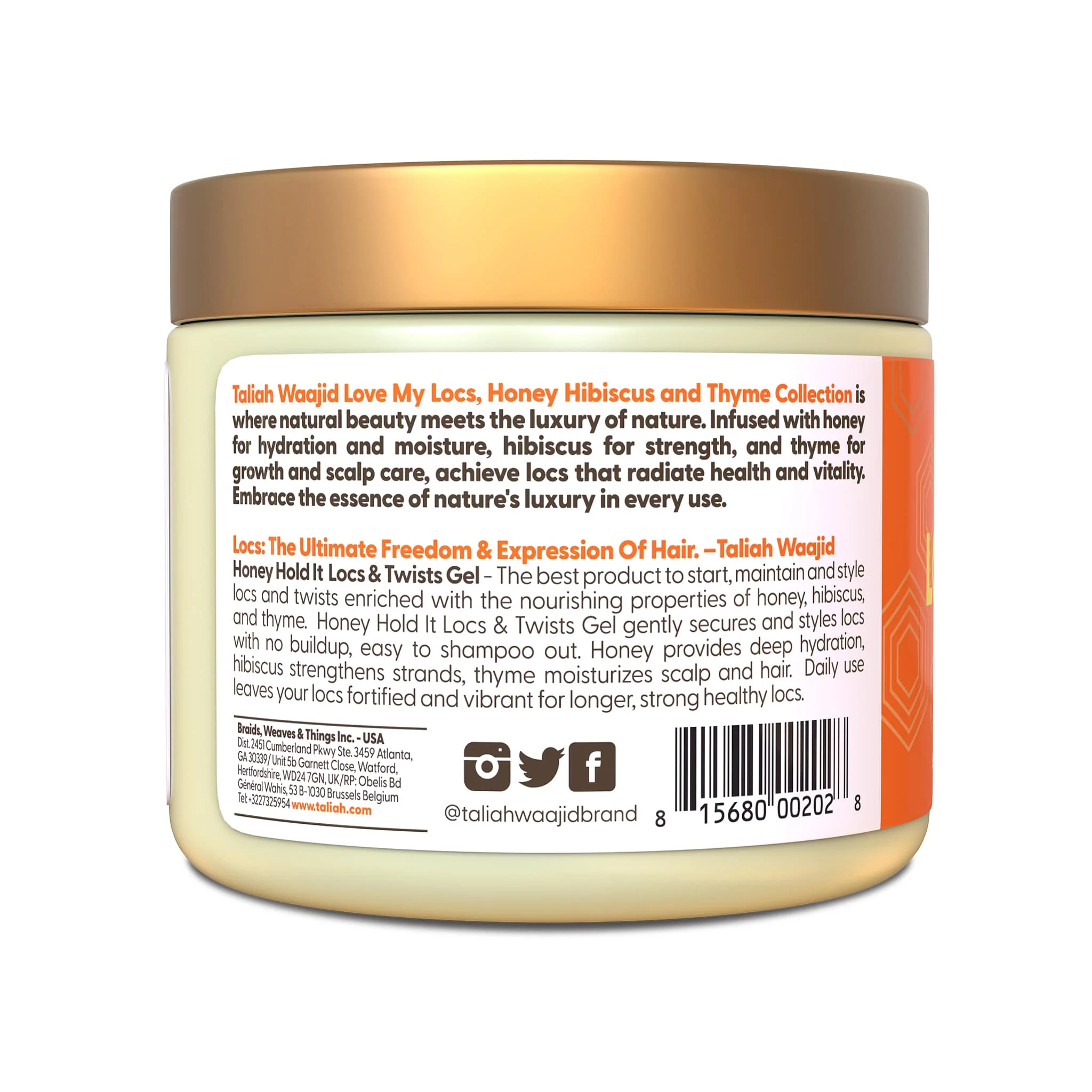 Honey Hold It Locs & Twists Gel 16oz - Image 2