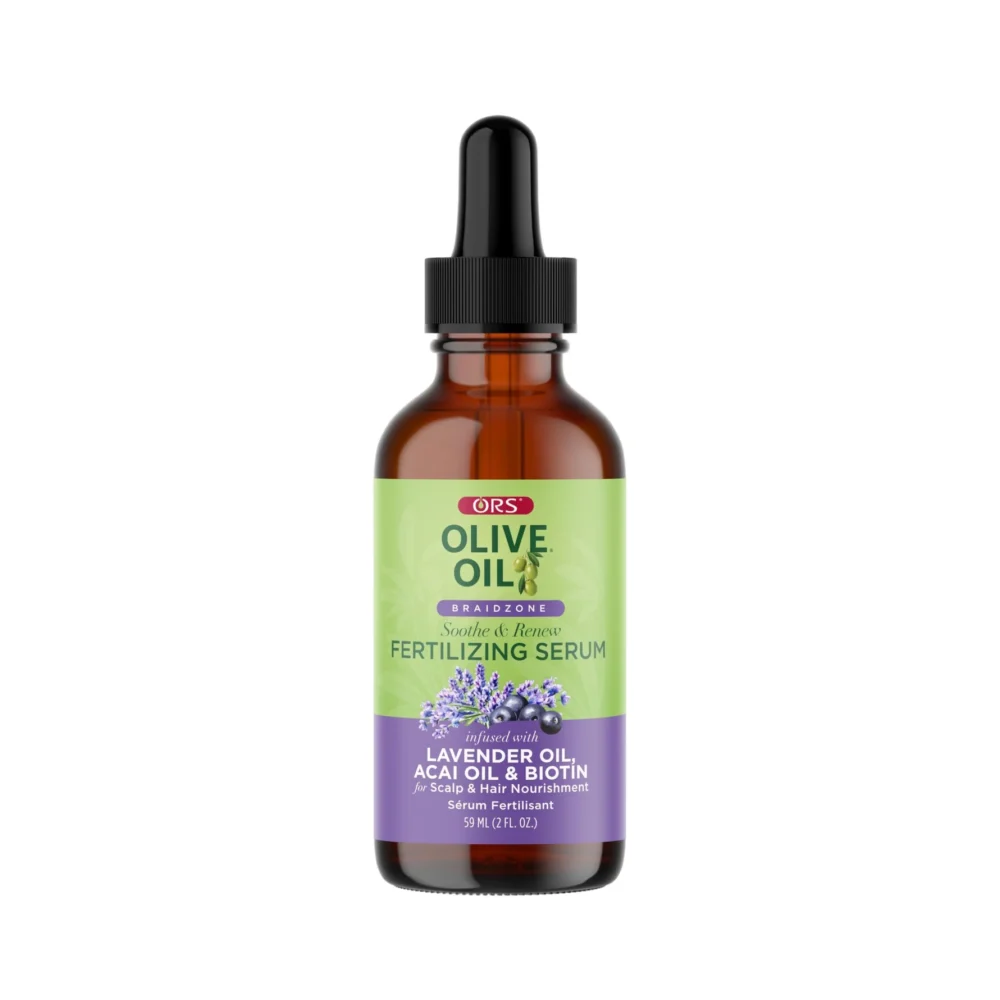 ORS Oive Oil Braidzone Fertilizing Serum with Lavender, Acai & Biotin for Hair & Scalp
