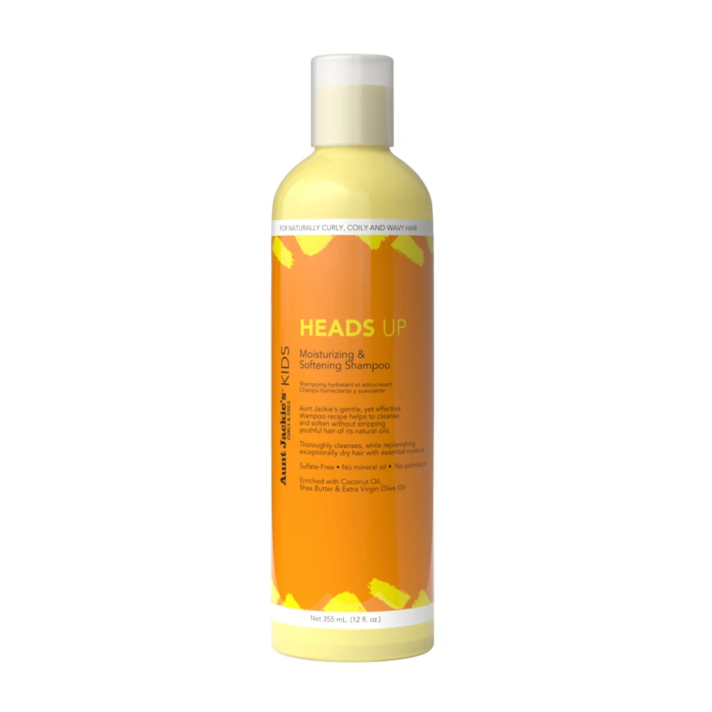 Aunt Jackie’s Heads Up Moisturizing & Softening Shampoo – 12oz
