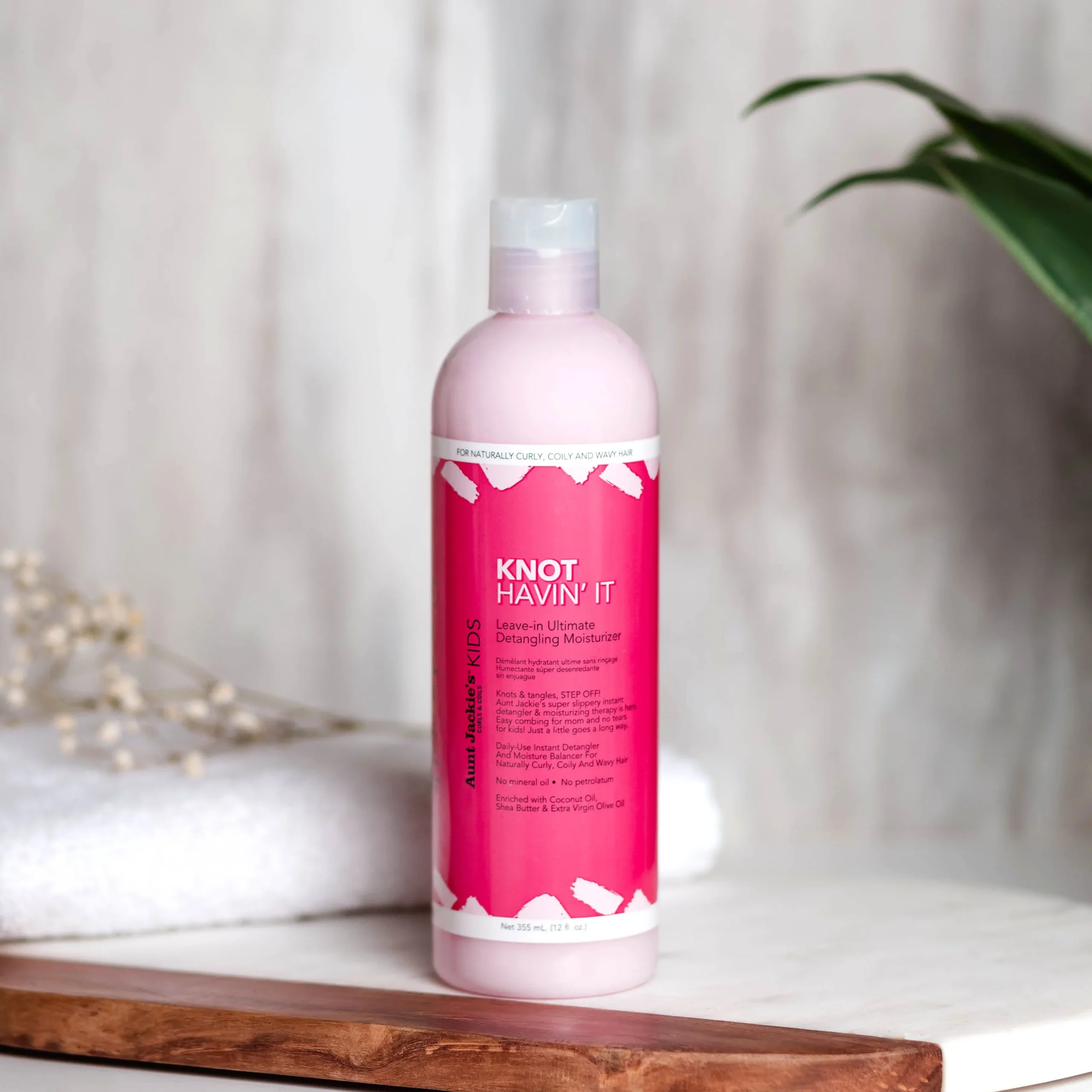 Aunt Jackie’s Knot Havin’ It! Leave-In Ultimate Detangling Moisturizer – 12oz - Image 4