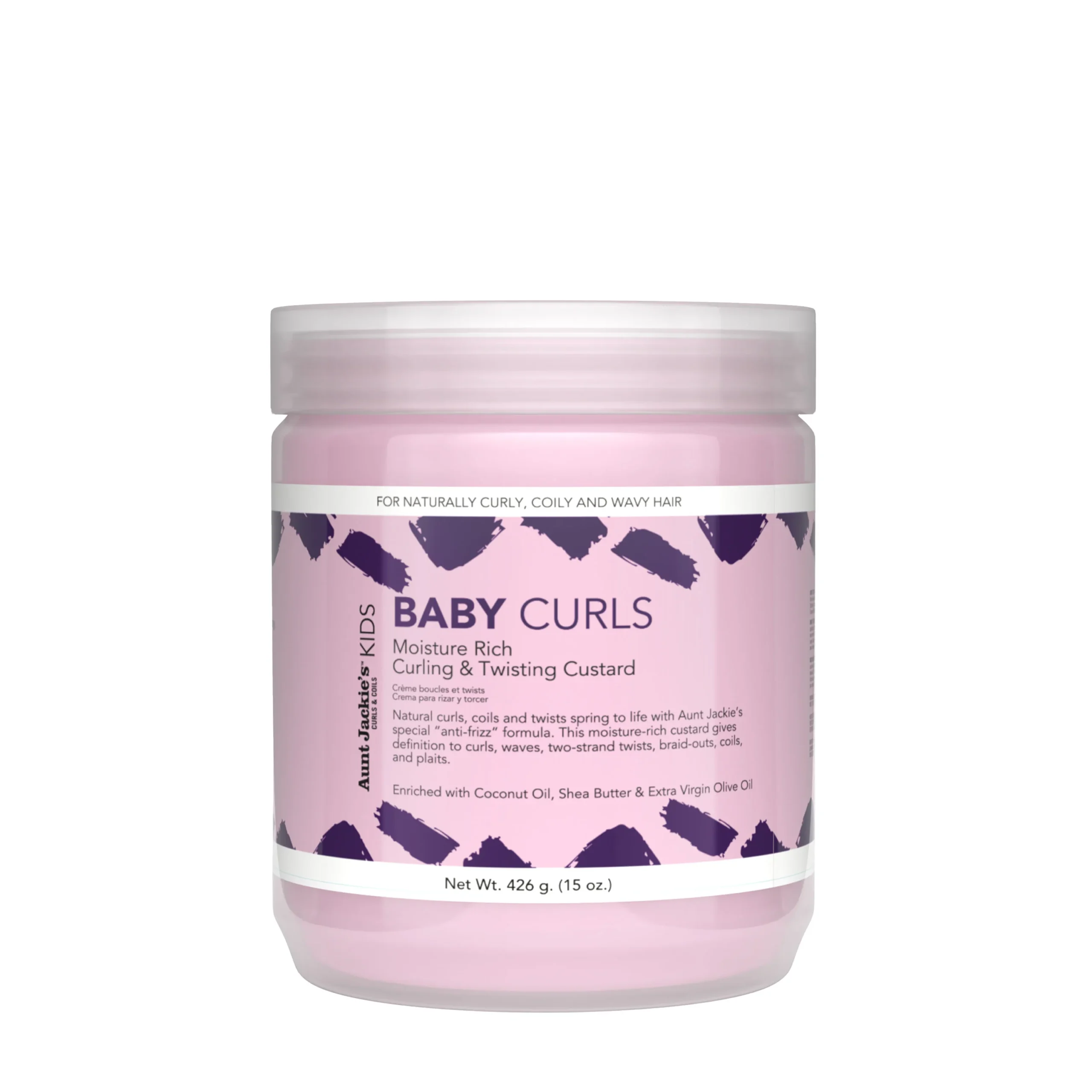 Aunt Jackie’s Baby Curls Curling & Twisting Custard – 15oz