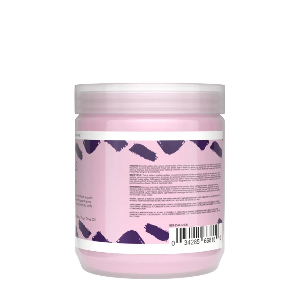 Aunt Jackie’s Baby Curls Curling & Twisting Custard – 15oz - Image 3