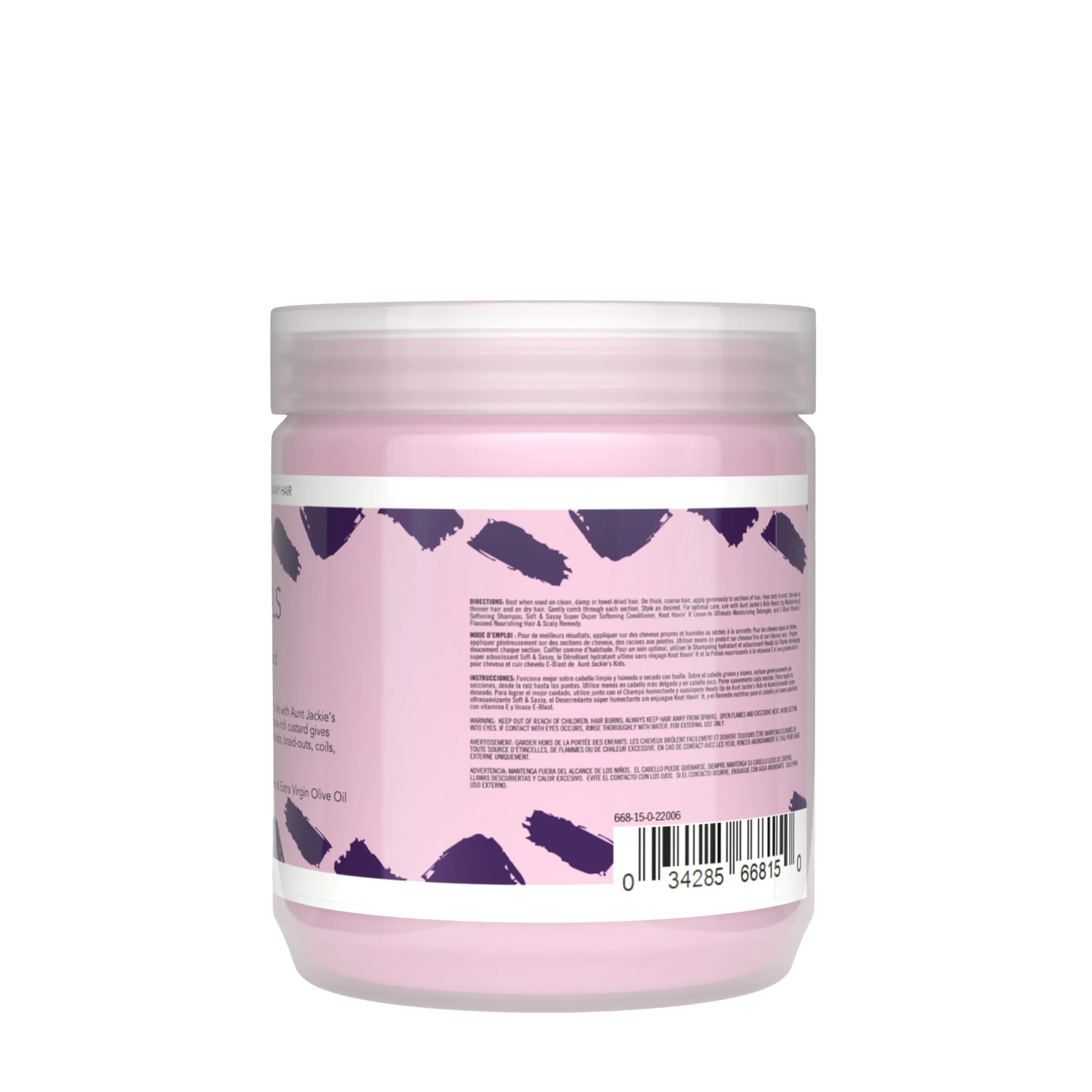 Aunt Jackie’s Baby Curls Curling & Twisting Custard – 15oz - Image 3
