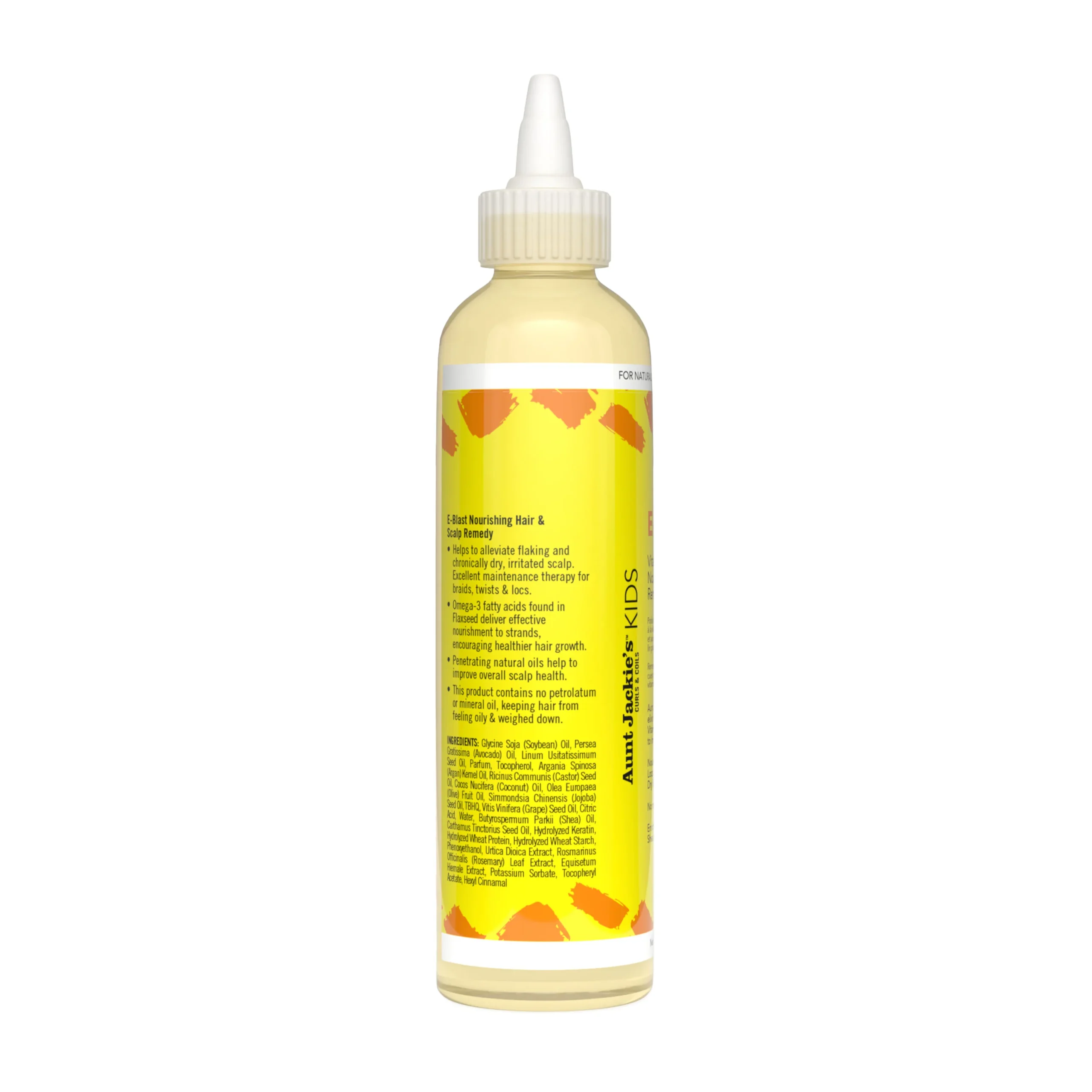Aunt Jackie’s E-Blast Vitamin E & Flaxseed Nourishing Scalp Remedy – 8oz - Image 2