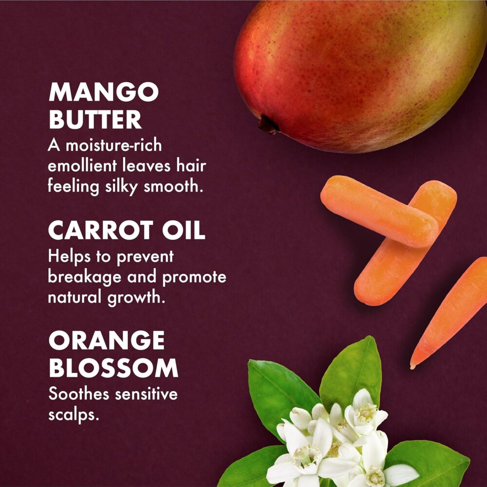 Shea Moisture Mango & Carrot Kids Extra-Nourishing Shampoo – 8oz - Image 4