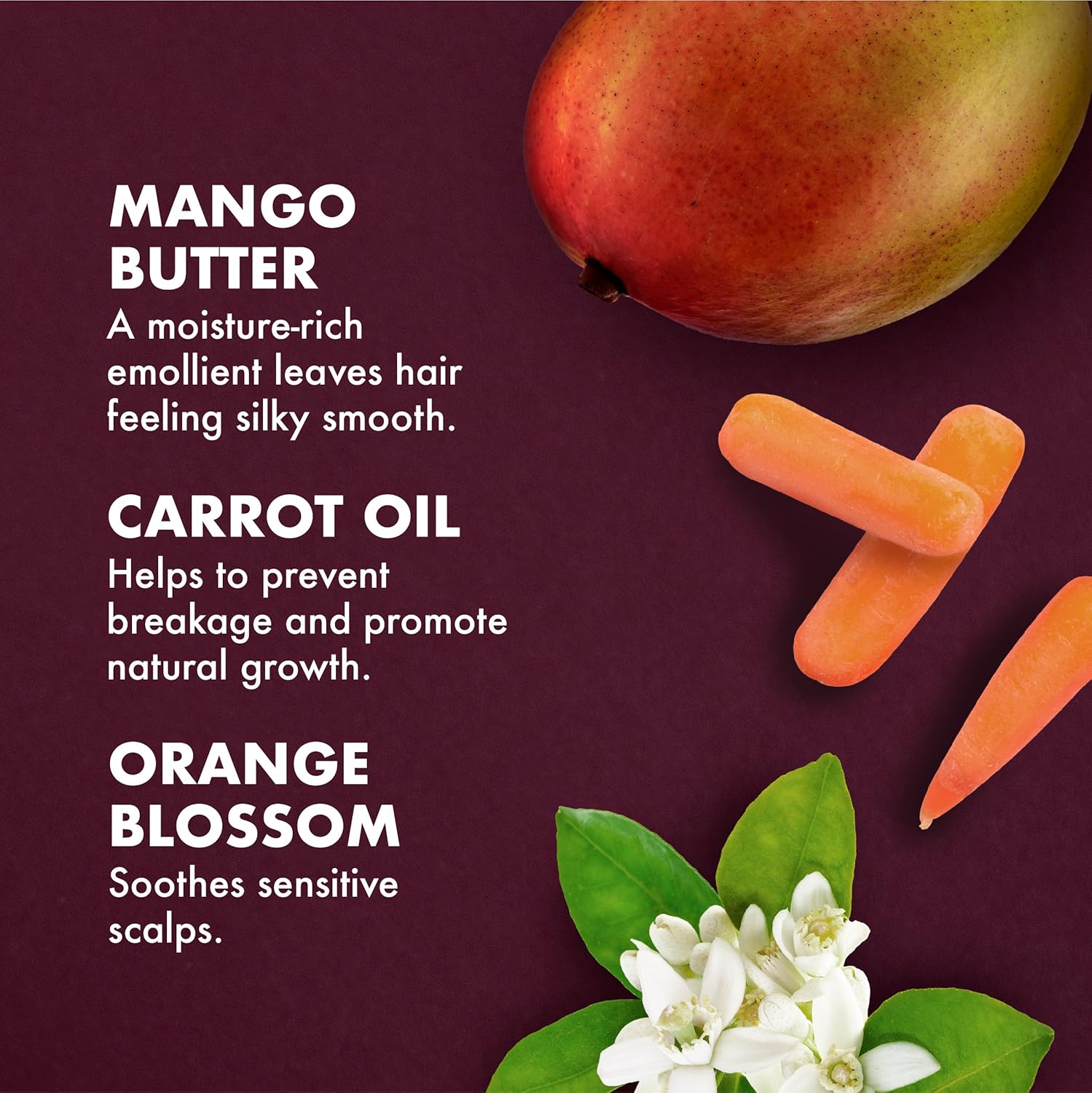 Shea Moisture Mango & Carrot Kids Extra-Nourishing Conditioner – 8oz - Image 6
