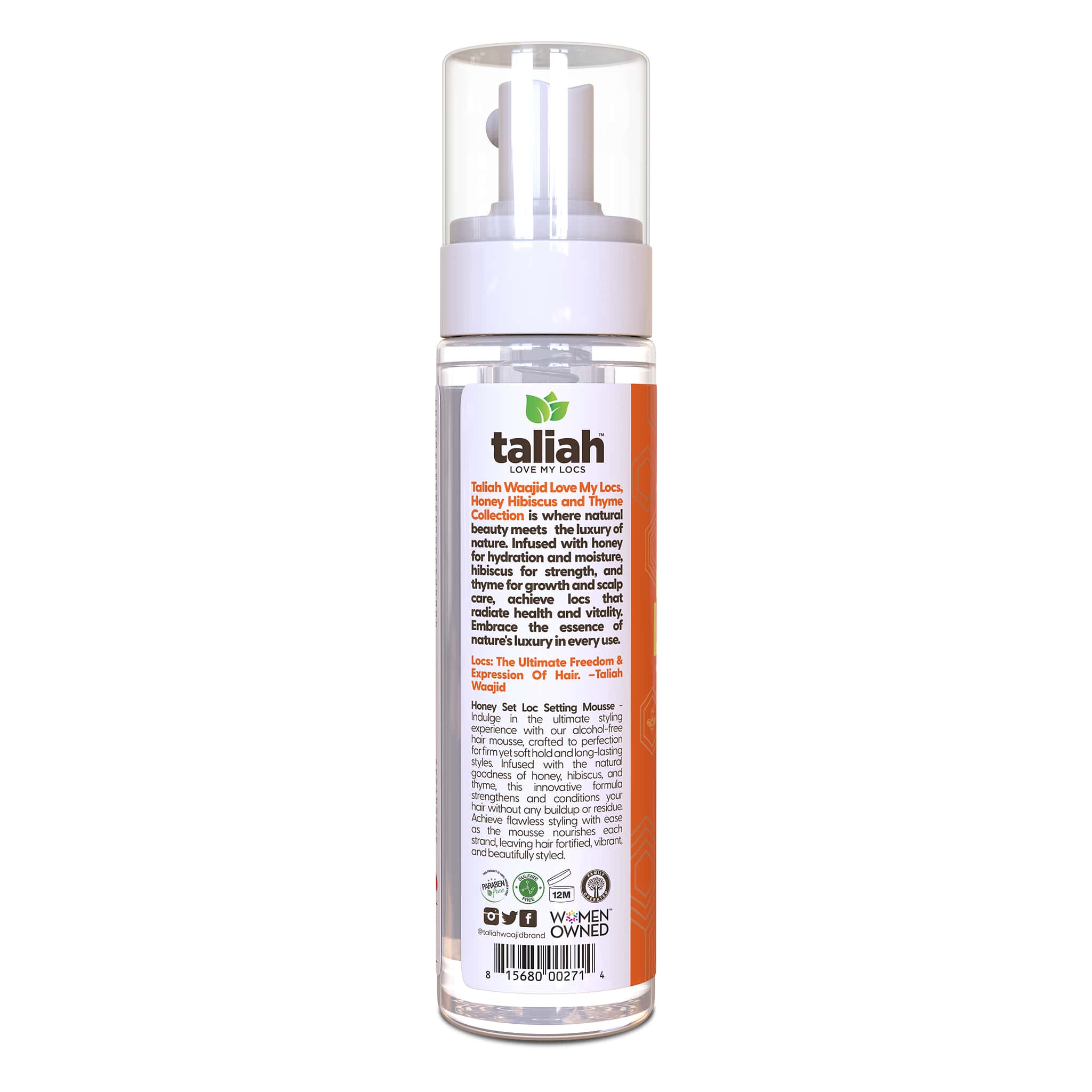 Honey Set Loc Setting Mousse 8oz - Image 2