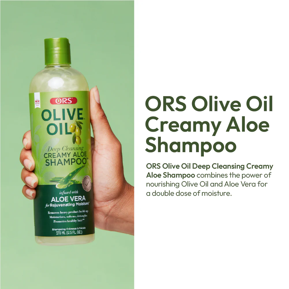 ORS Olive Oil Creamy Aloe Shampoo – 12.5oz - Image 4