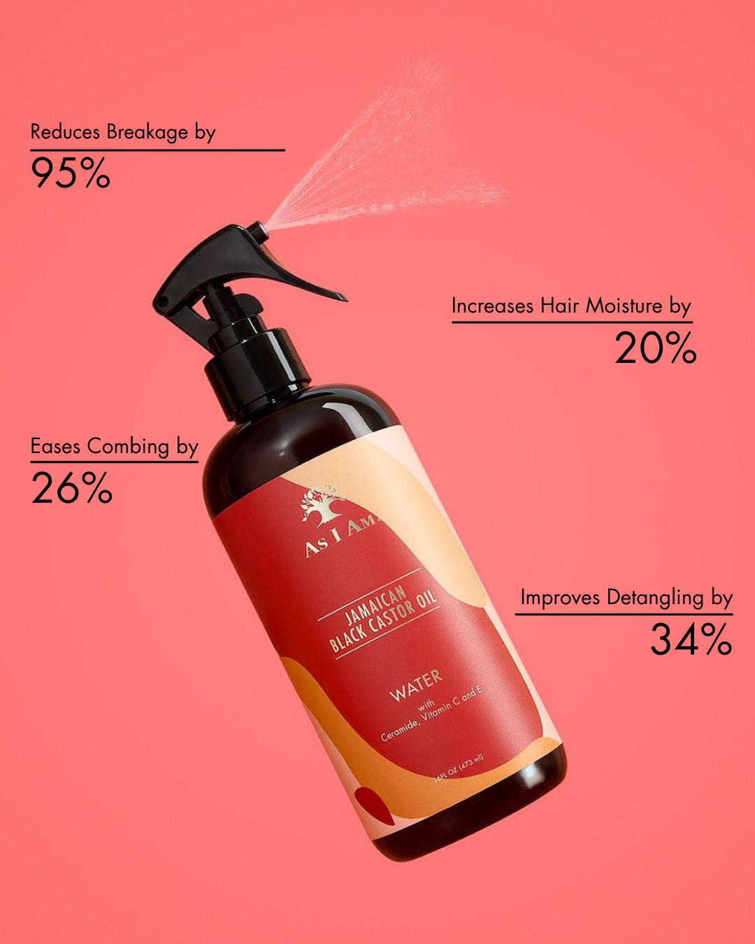 As I Am Jamaican Black Castor Oil Water - 16oz - Image 3